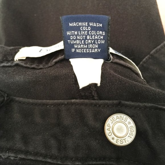 Gap Womens Capri Pants Black Boot Cut Stretch 8 - Picture 5 of 5